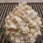 Крабовый салат с кукурузой 